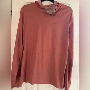 Patagonia Heathered Red Hoodie Pullover size small